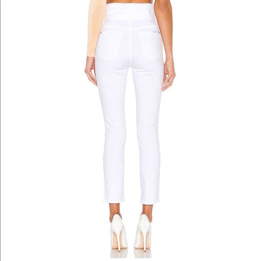 7 For All Mankind Paperbag Waist Pant - Picture 4 of 4
